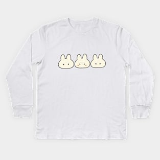 Bunny Friend Kids Long Sleeve T-Shirt